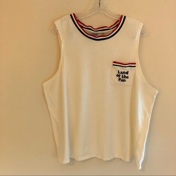 Junk Food Clothing Tops - Junk Food Plus Size Land of the Fun Tank Top